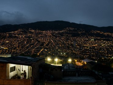 Medellin vie from the northwest.