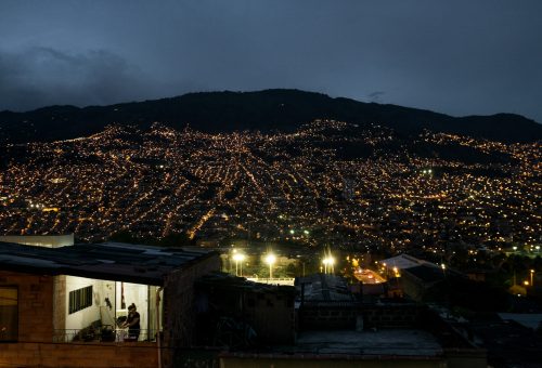 Medellin vie from the northwest.