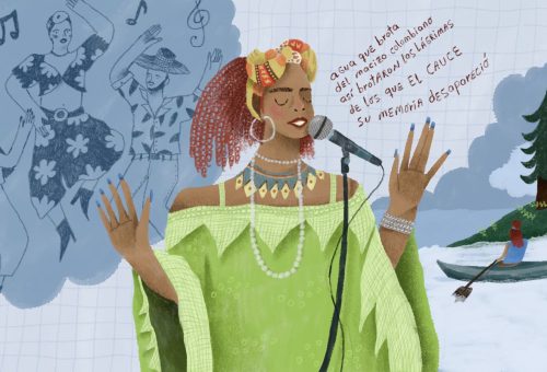 Ilustración La Morena de Chicamocha
